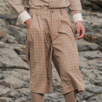 SOARIN Inron wind retro plaid 90% pants male English style gentlemen business casual straight drum suits 9 sub pants