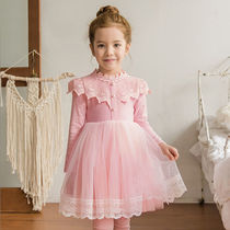 95%cotton Childrens dresses Autumn and winter dresses for girls Long sleeve dresses Dress dresses Western princess dresses Large childrens clothes