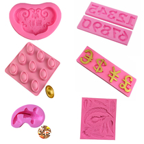 Chocolate Sugar Cake Mould Bucktail Star English Digital Snow Cream Castle Cake Mold