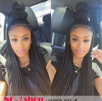 African women small roll long wigs straight braid African braids