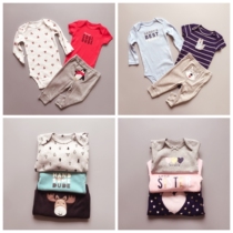 Disc Clear （Take 2 sets $ 49 ） Baby Short Sleeve Trouser Summer Connection Clothes Baby