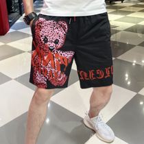 2020 Speed Straight Shorts Tide Brand Five Pants Beach Pants Fashion Casual Men Ice Silk Thin Pants