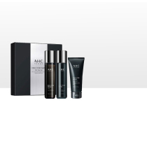 AHC mens skin care products set water milk three-piece box hydrating moisturizing facial cleanser clean oil control face wash full set