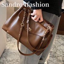 Sandro Ifashion large capacity large bag women 2021 new single shoulder bag retro chain messenger bag tide