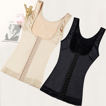 Breasted warm vest female padded velvet body shaping body body thermal underwear top warm clothing warm clothing body shaping clothing