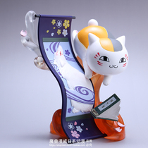 Xia Mu friends account hand cat teacher mother mother mouth Three Three Three dolls cat teacher ornaments doll model ornaments