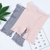 Mulberry silk safety pants Silk three-point pants thin thread silk bottoming shorts womens summer anti-light lining pants