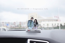 IO STUDIO couple couples extended incense plaster ornaments newlywed gifts custom hand gift aromatherapy car holding incense