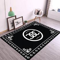 Splice carpet bedroom girl princess room ins full of cute pink heart bedside floor mat clothing store set