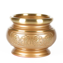 Pure copper Buddha Guangzhao Zhao Zhao Cai Jin treasure incense burner home indoor for Buddha Guanyin God of Wealth for sandalwood stove incense burner