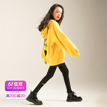 Rain Star Rain Girls Girls online Red Fried Street Sweatshirt 2021 New Children Han Van Gush Thickening Trendy Cartoon Blouse