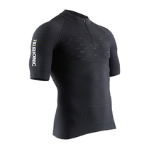 X-BIONIC 4 0 Mens Performance Enhanced Compression Clothing 1 2 Zipper Off-Road Running Short Sleeve Energy Top