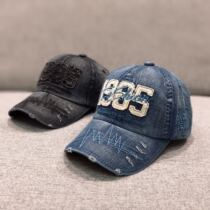 2019 autumn new mens womens denim baseball cap adult Hundred cotton cap vintage old hat