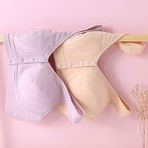 Moms underwear old - age humanities bra 50 - year - old woman withheld fat grandmother 60 pure cotton large - yard vest summer