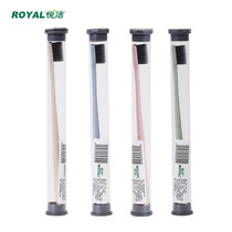 Travel supplies Wheat straw Bamboo charcoal Soft hair Adult toothbrush Portable hotel household home cleaning set