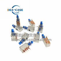 ten thousand Conn A04 straight key switch button double row six-foot self-lock switch blue with spring