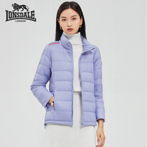 Dragon and Lion Dell official flagship store down jacket womens short thin 2021 New Sports Fashion stand collar jacket