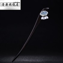 Xiangyun Xiuyu small tassel design hairpin female Hanfu retro style simple modern step shake Meridian hairpin gift