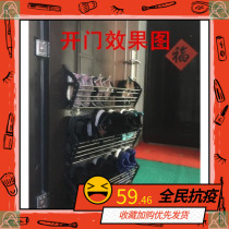 Wall-mounted shoe rack-free hanging wall simple doorway shoe rack door rear shoe rack wall door back door slippers hanger