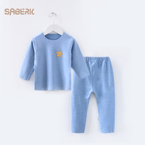 Small seashells baby childrens clothing thermal underwear set new mens baby autumn clothes autumn pants for girls autumn and winter clothes
