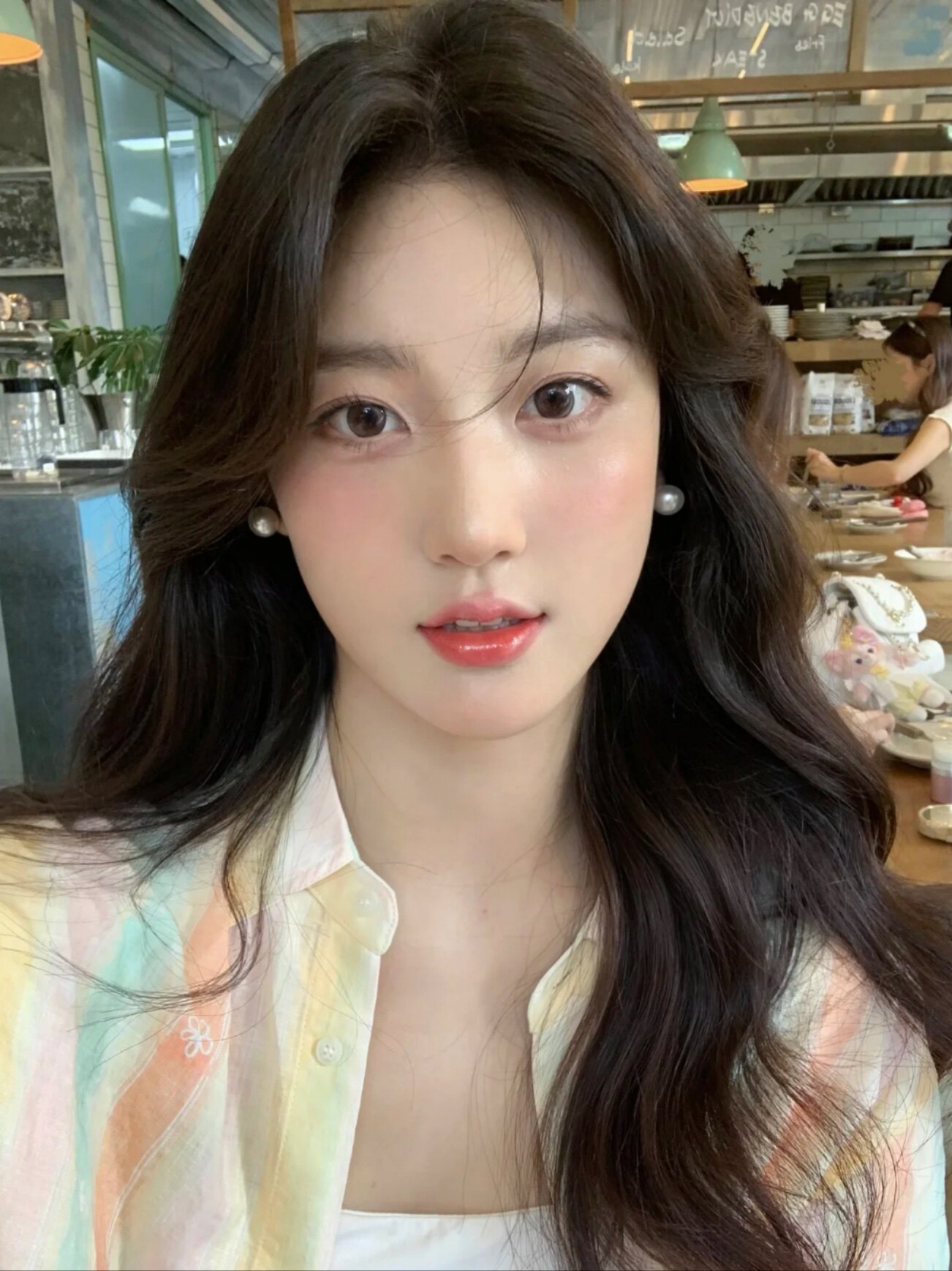 真我整顶全头套假发 大波浪卷发自然蓬松 蕾丝无痕隐形不露边 真发材质可烫染造型