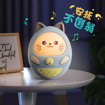 Tumbler early education machine toy baby puzzle enlightenment sound and light to soothe the baby 3-6-9-12 months Nodding Doll