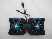 Folding Octopus portable laptop mute radiator USB computer cooling base frame Dual fan