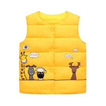 2020 new childrens down cotton waistcoat boys and girls inner container baby baby waistcoat childrens vest