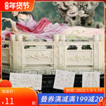 Multi-purpose European architectural pattern printing embossing mold pinched doll animal accessories decoration turning sugar baking shape