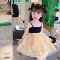 Girl Harnesses Dress dress Summer 2022 new Yangqi girl baby Han version Childrens dress Childrens summer dress Dresses