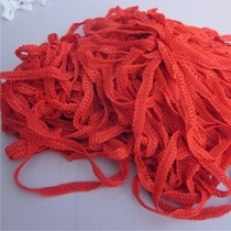 Parchment lampshade accessories Chinese lantern flower edge Red brown lighting DIY decorative herringbone edge fabric