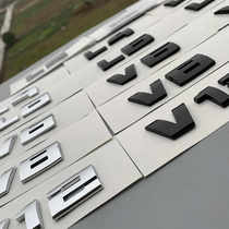 BMW displacement standard engine cylinder number L4 L6 car logo V6 V8 12 side label modified body label