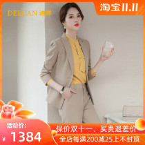DEECAN high-end female president professional suit 20 new fashion goddess fan manager business dress suit autumn