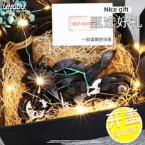Valentines Day gift Kawasaki H2R Motorcycle 1:12 emulation locomotive alloy model to send a boyfriend to a boyfriend