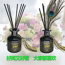 Factory direct rattan aromatherapy hotel room bedroom high-end big belly bottle fire-free aromatherapy customization