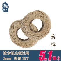 Cork board border decoration album rope clip Hemp rope Vintage style handmade rope photo clip diy hand woven