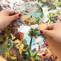 Childrens Creative Kop Puzzle Puzzle Puzzle 3-6-8-year-old Baby Wise Development Jigsaw Puzzle Game Early to teach Puzzle Toys