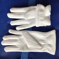 New products on the market three-reinforced velvet thickened white gloves ceremonial parade duty non-slip warm and cold-proof