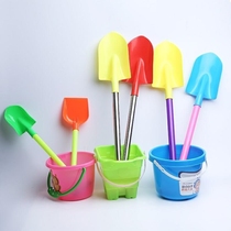 Childrens toys Pry plastic shovel Outdoor digging Childrens childrens beach toy shovel and bucket sand shovel Stainless steel