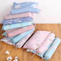 Round pillow cervical pillow candy pillow for men and women neck pillow Cassia sinensis Lavender full buckwheat pillow pillow core cylinder small