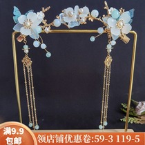 Xianqi Hanfu headdress Joker costume accessories children hairclip flower pair clip ancient hair accessories tassel step swing side clip