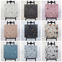 Net red color terrazzo tiles 600x600 Nordic milk tea shop beauty shop floor tiles living room dining room floor tiles