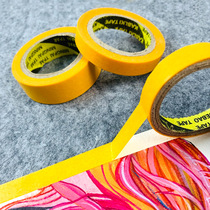 Waterproof texture glue and paper tape art painting white glue paper watercolor painting tape no trace can be torn by hand color cover white color separation paper tape friends for a long time waterproof and paper texture glue