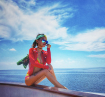 2mm wet suit Wet suit one-piece swimsuit Surfing snorkeling diving sunscreen warm jellyfish suit nylon waterstar