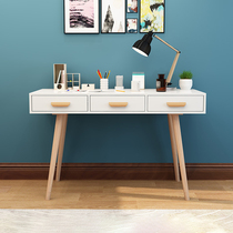 Nordic computer desktop book table simple and easy economical notebook home student solid wood bedroom writing desk