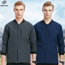 Special exploration outdoor sports windproof coat mens spring and autumn stretch waterproof casual clothes mountaineering clothes thin