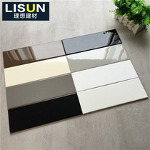 Nordic ins Wind white matte small white brick 100x300 toilet bathroom kitchen toilet Plaid wall tiles