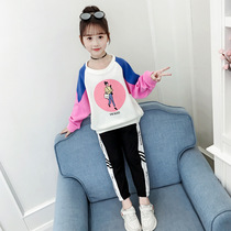 Girl t-shirt autumn long sleeve new CUHK child primary school childrens clothing relaxed and casual Compassionate Net Red Ocean