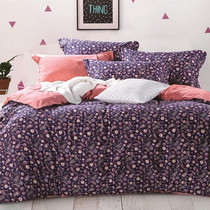 Bed cube thickened cotton grinding four pieces of double cotton bedding