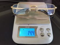 Pure titanium old flower folding mirror 3208